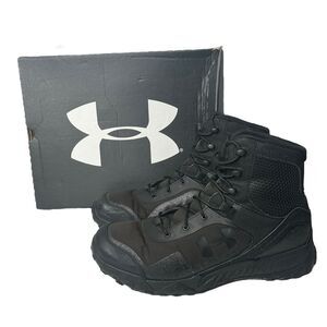New Under Armour Black men’s work Boots UA Valsetz rts 1.5 zip 10.5